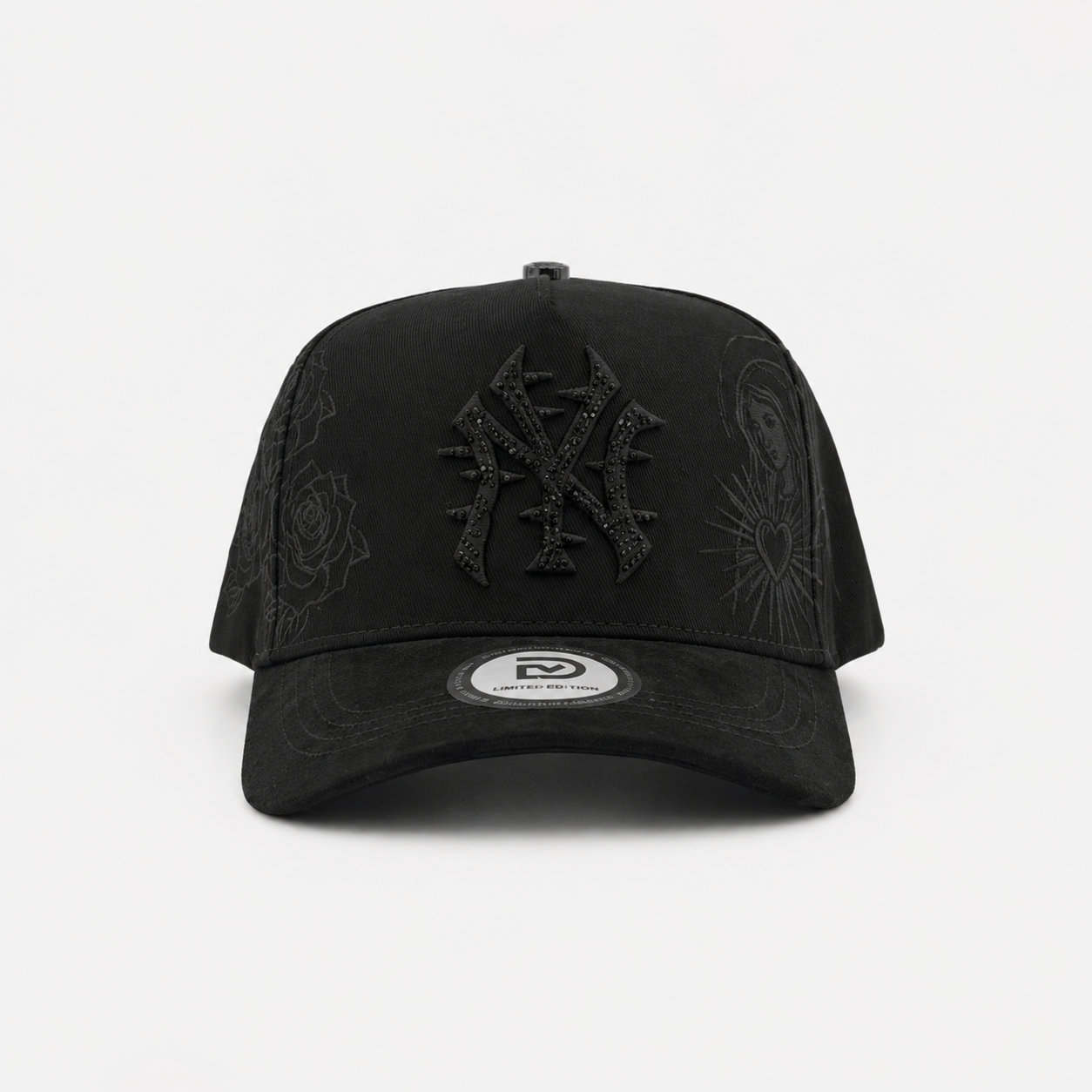 Gorra NY virgen y rosas Droval