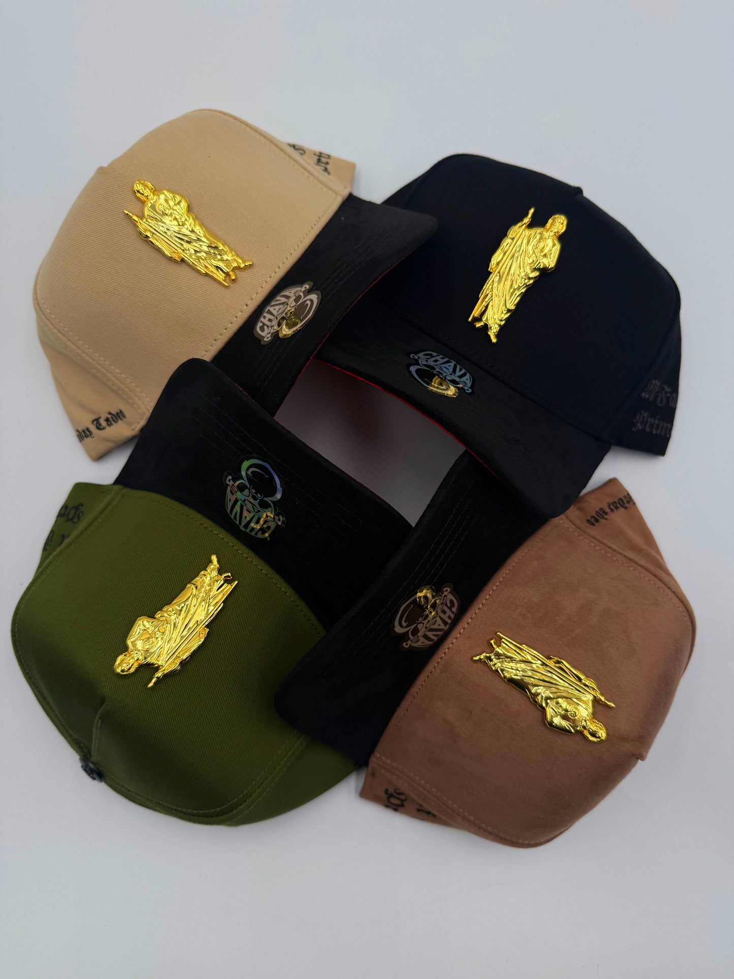 Gorra San Judas placa de oro