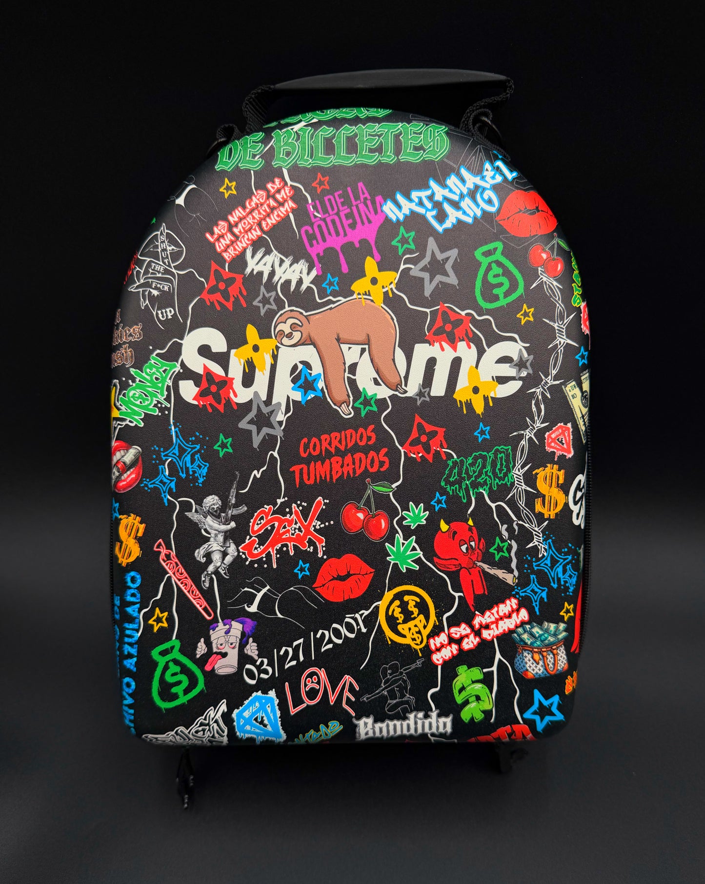 Mochila para 6-8 gorras