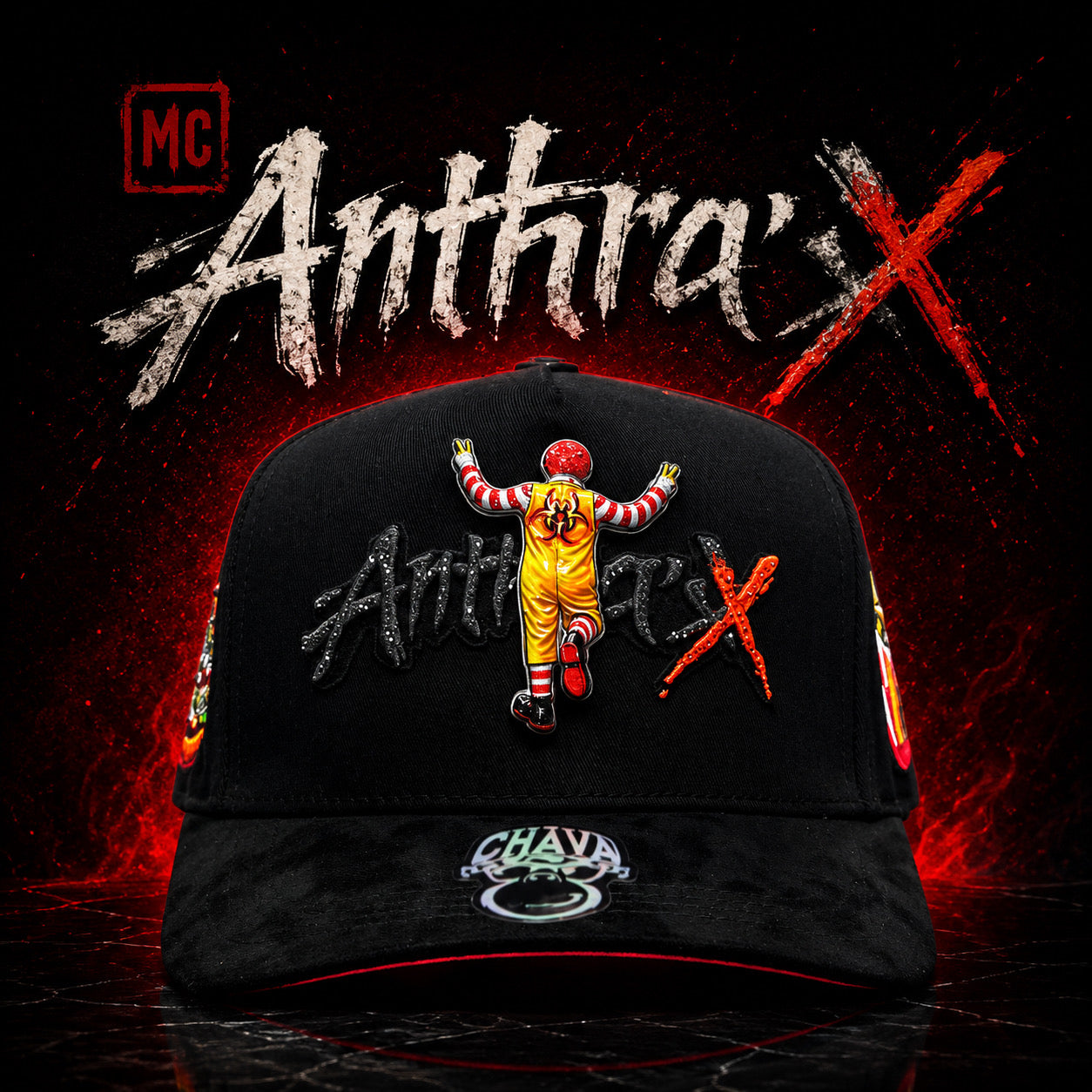 Gorra Anthrax-McDonald’s chava hats