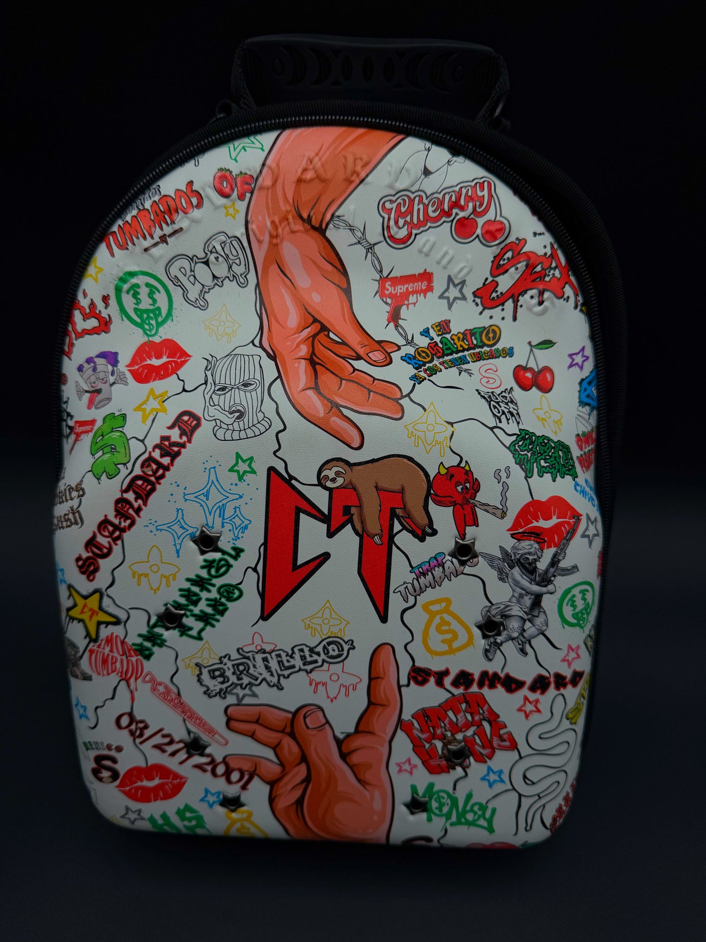 Mochila para 6-8 gorras