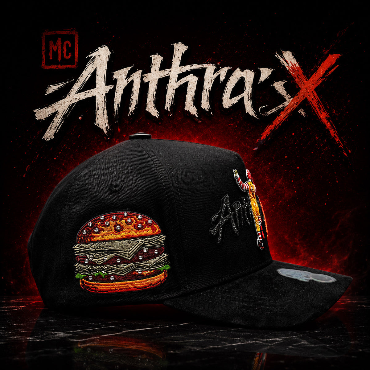 Gorra Anthrax-McDonald’s chava hats