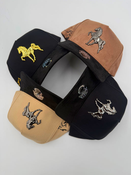 1.1 Caballo placa de metal cap