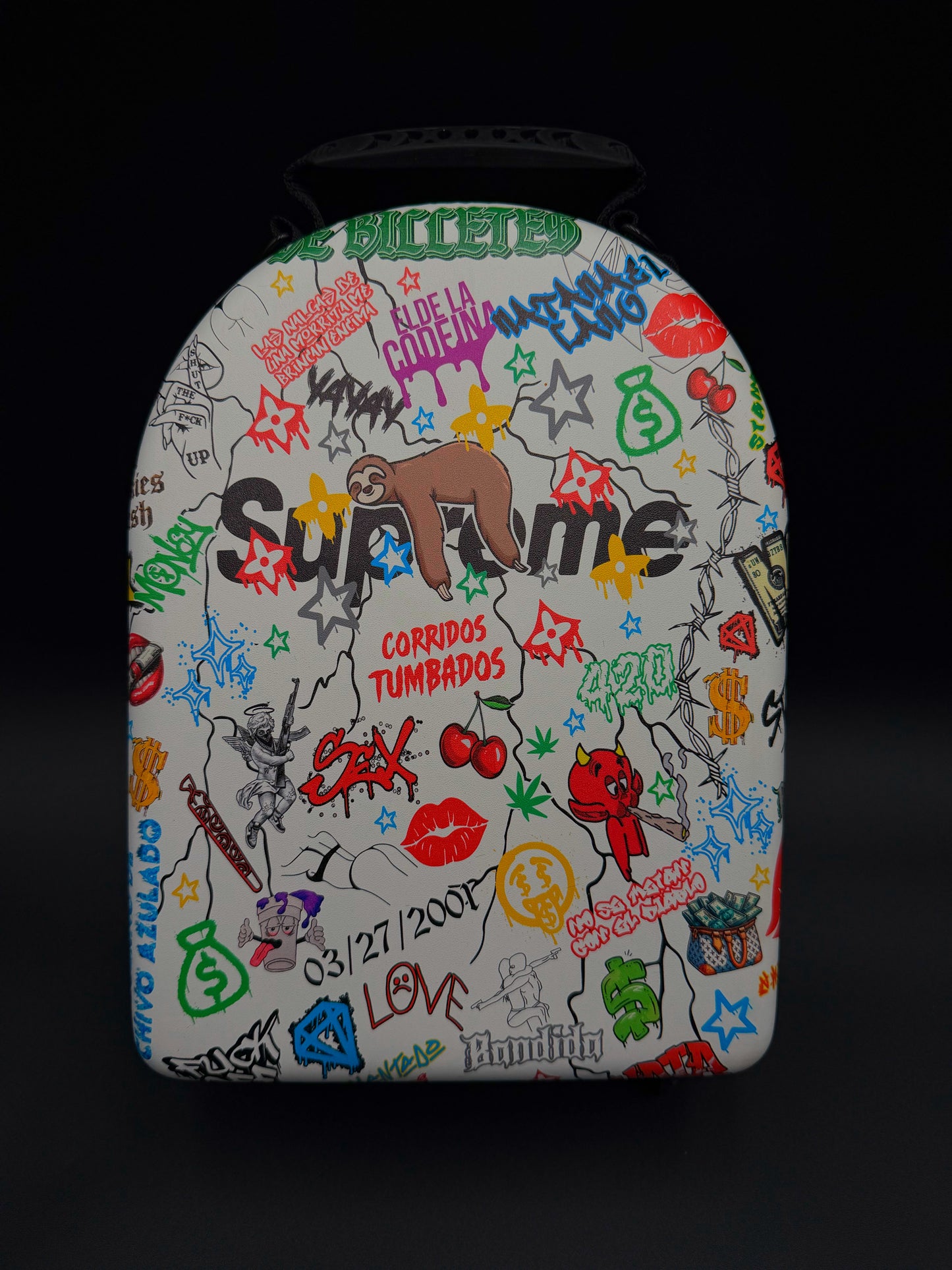 Mochila para 6-8 gorras