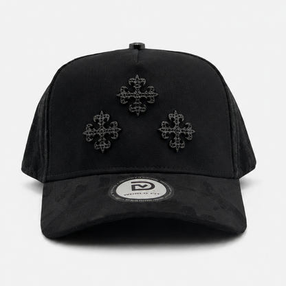 Gothic saint cross negra total Droval