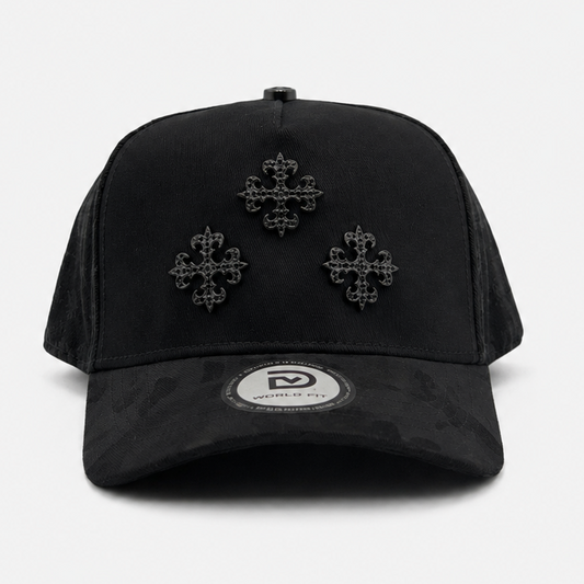 Gothic saint cross negra total Droval