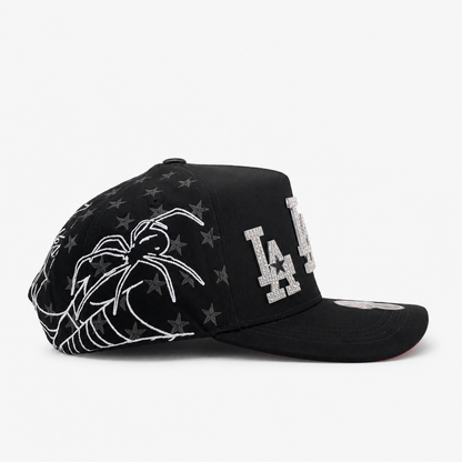 LA Spider Black Plata  - Chava Hats