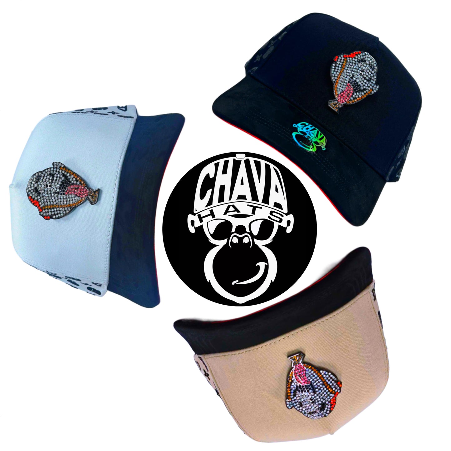 .Makabelico adiamantada cap