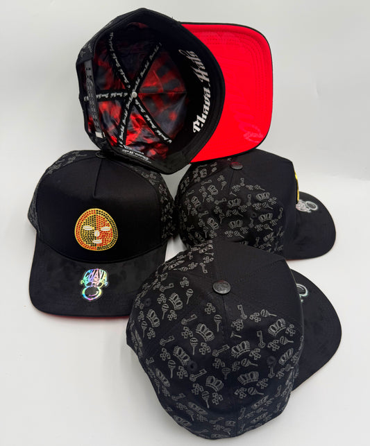 Gorra de Elegua placa adiamantada de alta calidad