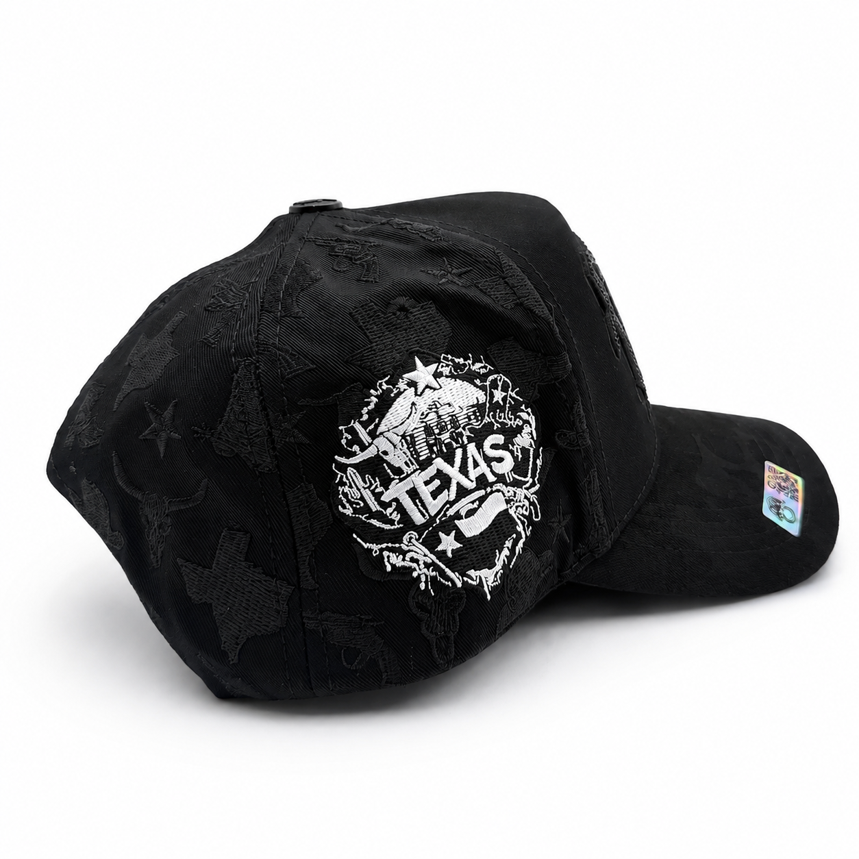 Gorra Texas negra diamantes edición chava hats
