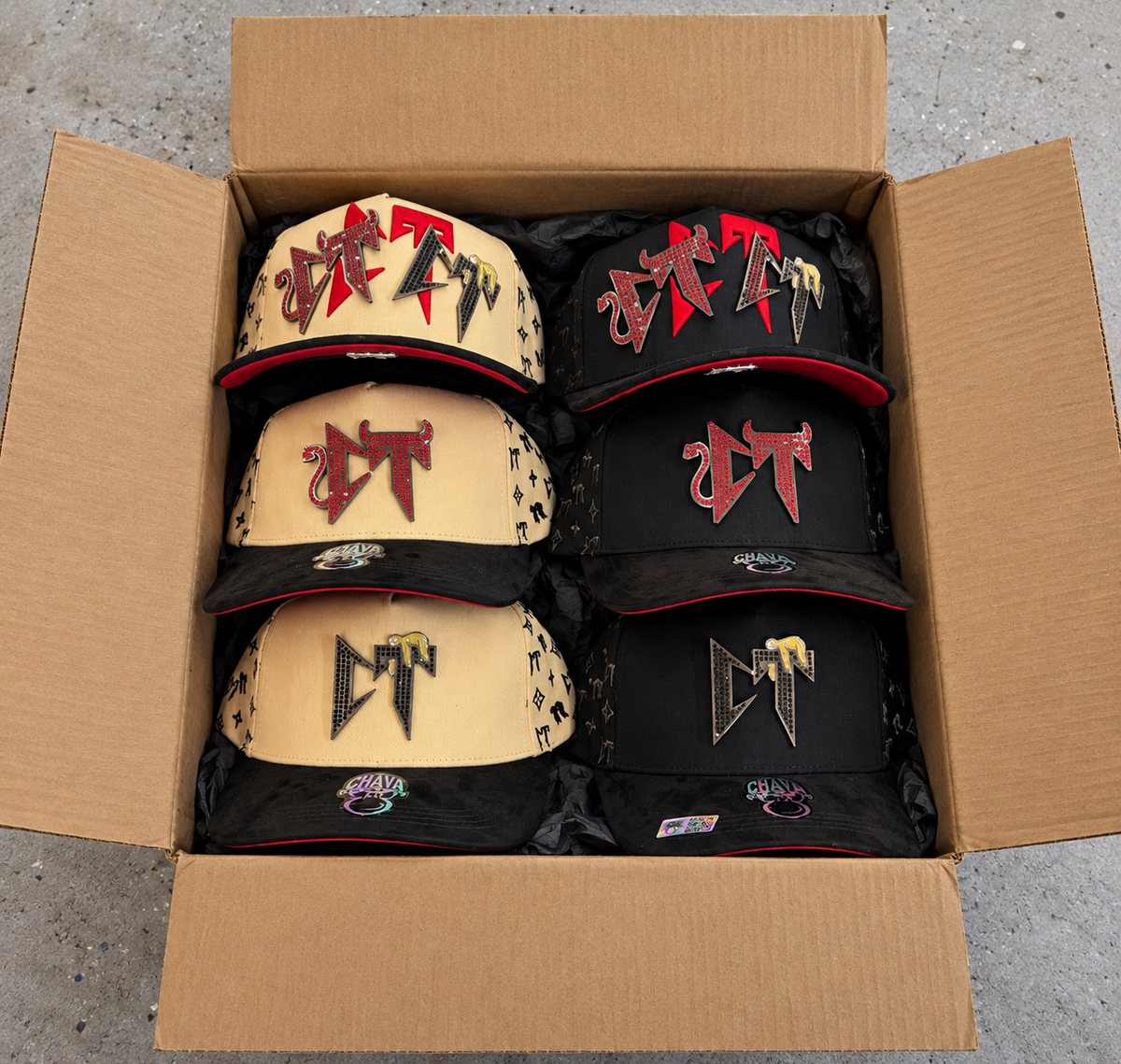 Combo Chava hats 6 gorras