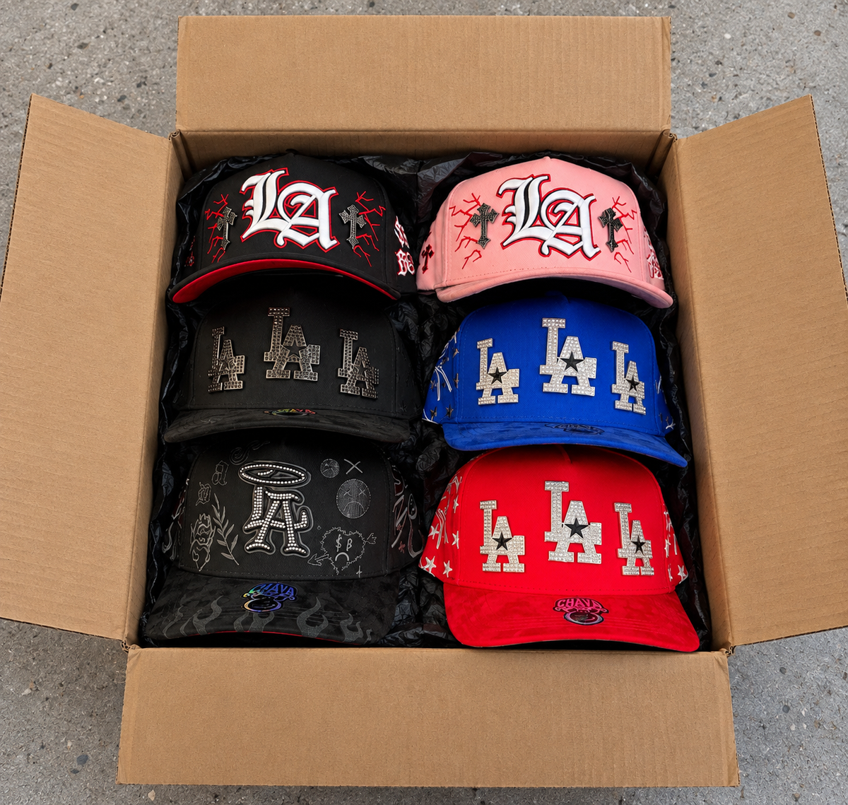 Combo Chava hats 6 gorras