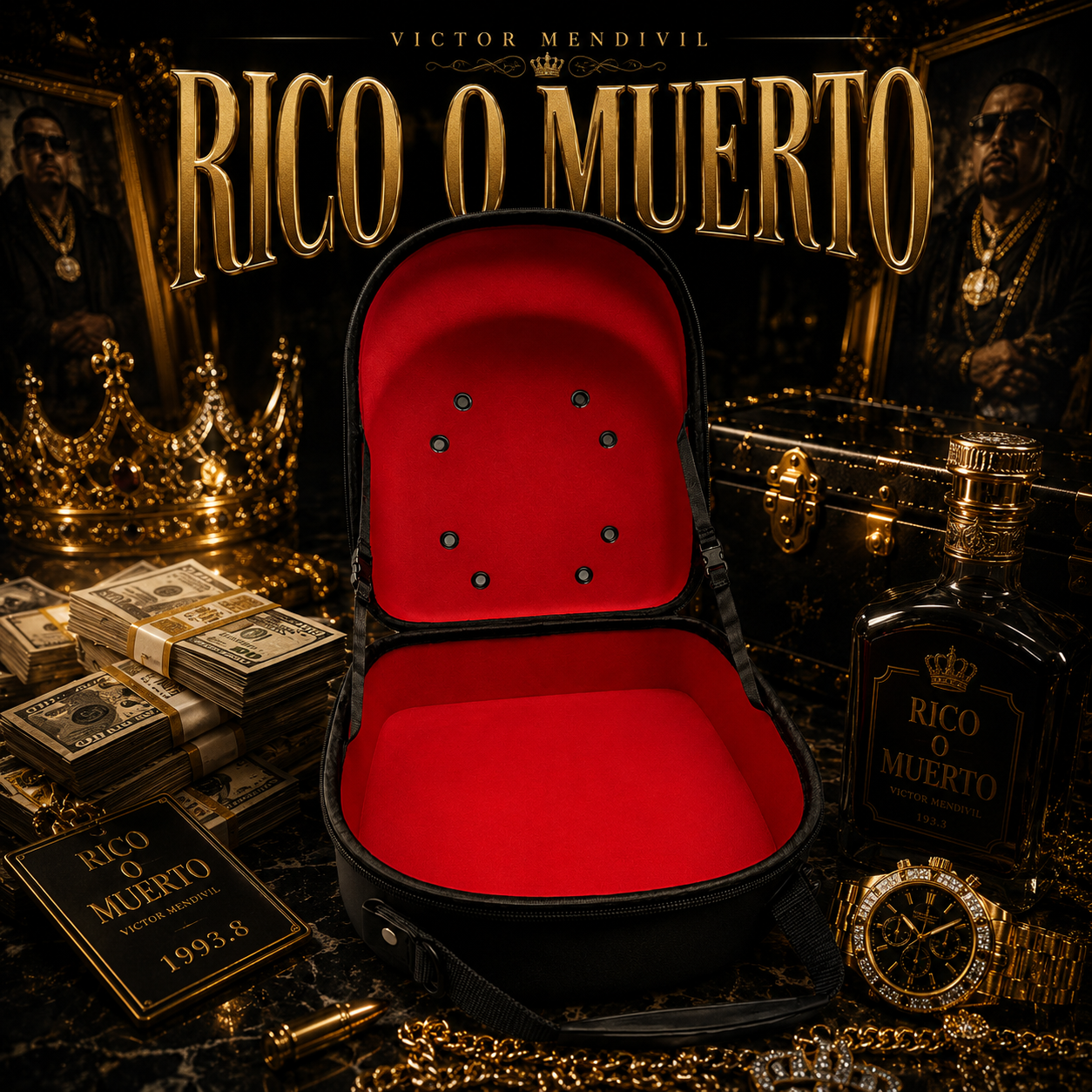 Mochila para 6-8 gorras rico o muerto ☠️
