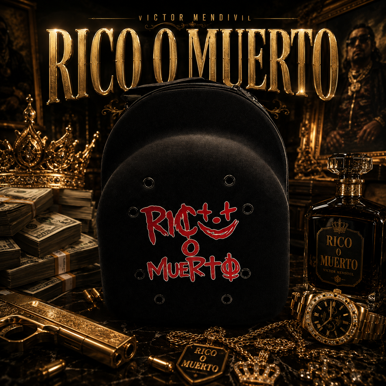 Mochila para 6-8 gorras rico o muerto ☠️