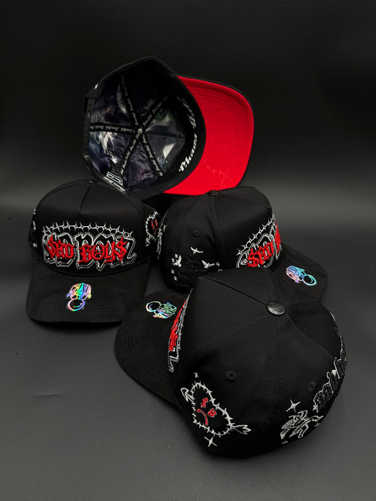 Gorra sad boys piel